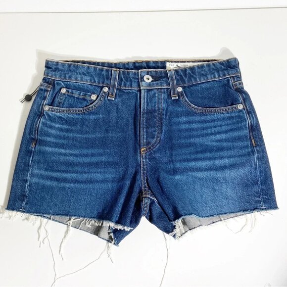 NWT Rag & Bone Dre Low Rise Jean Denim Shorts in Cambria Blue size 31 - Picture 3 of 7